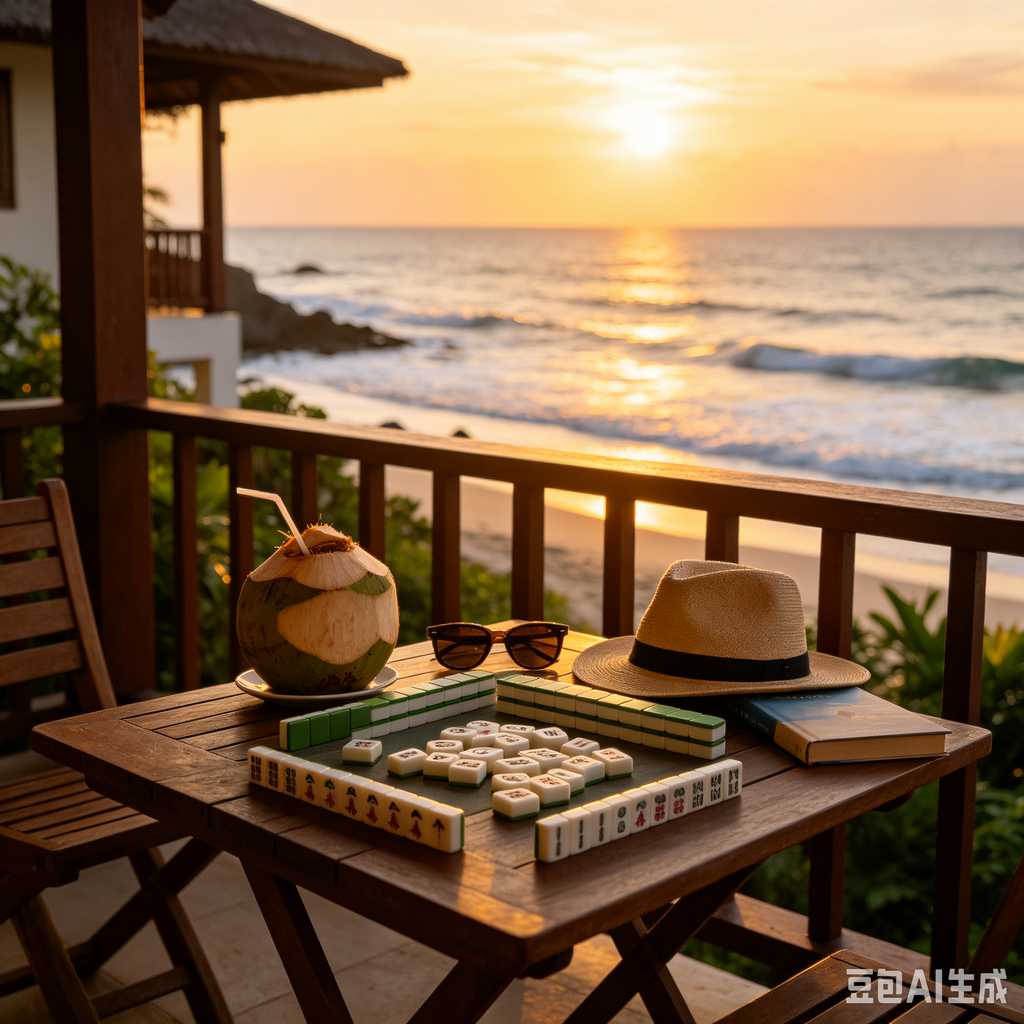 retro text mahjong tiles