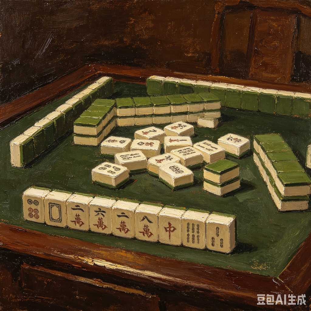 mahjong set for family game night