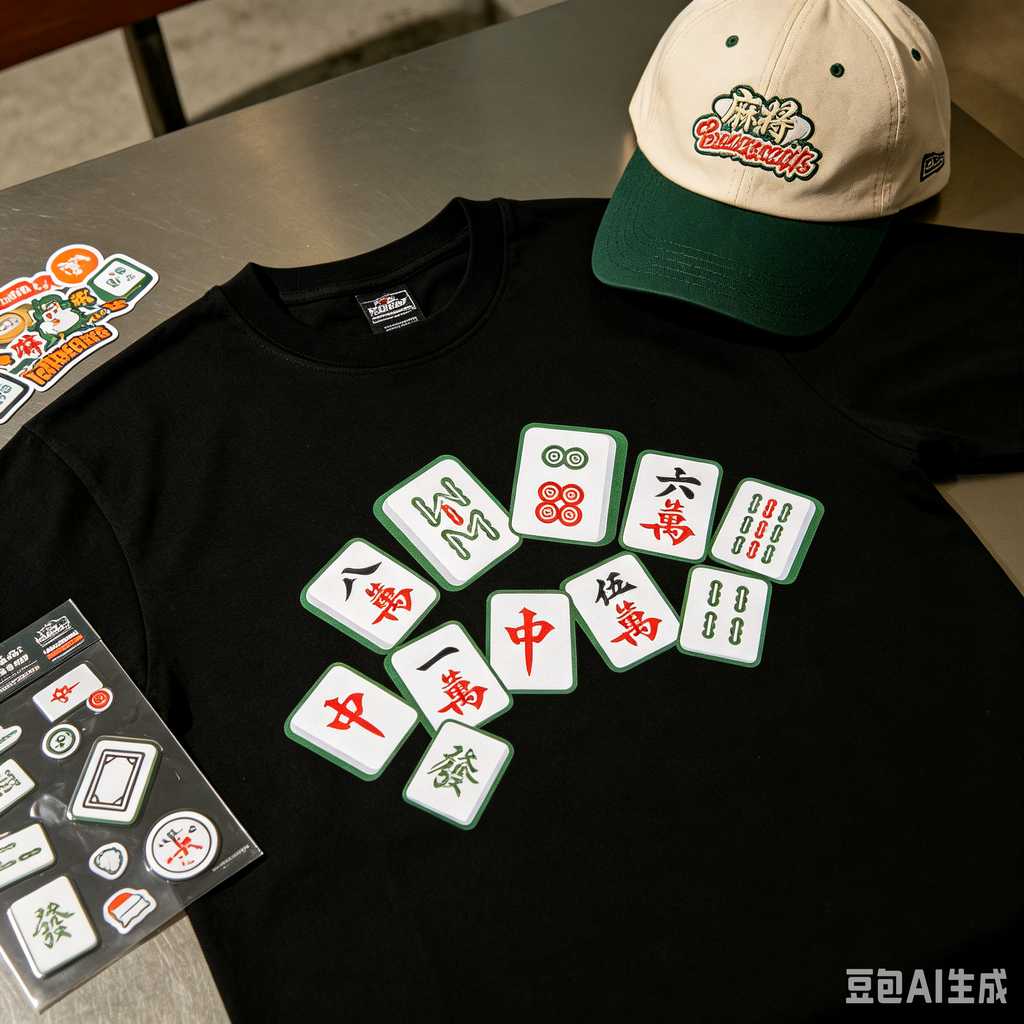 bright color mahjong tiles