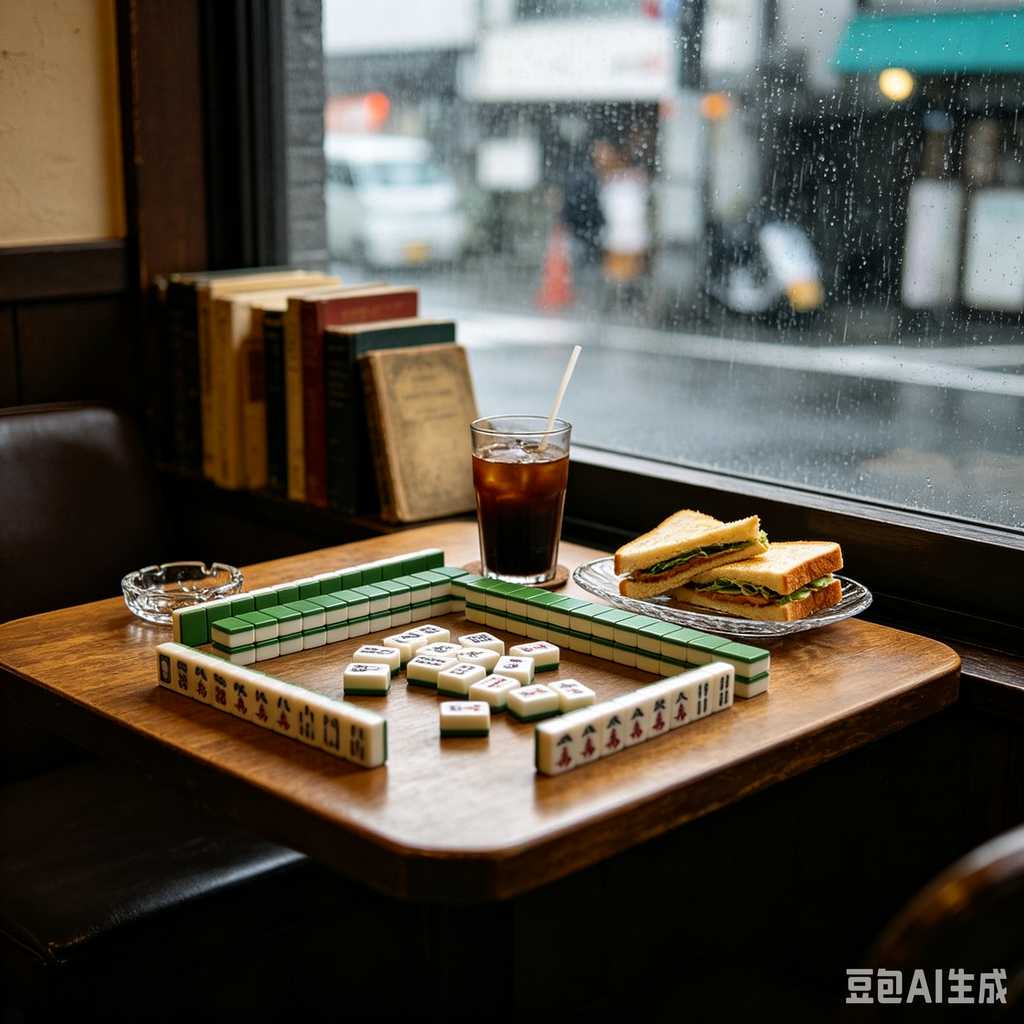 indoor leisure game mahjong set